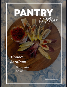 Pantry Lunch: Tinned Sardines, But Make It Chic