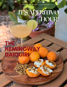 It’s Aperitivo Hour: Hemingway Daiquiri & Apricot Bites