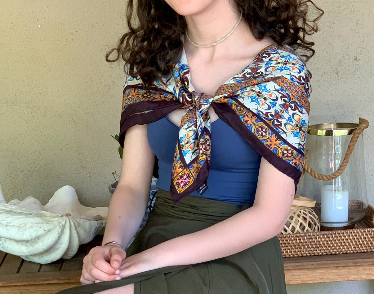 Silva Silk Twill Scarf