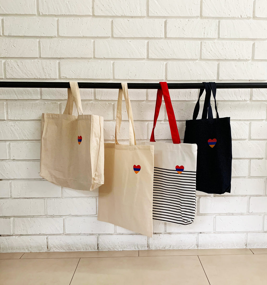 Cute canvas totes with Armenian theme 