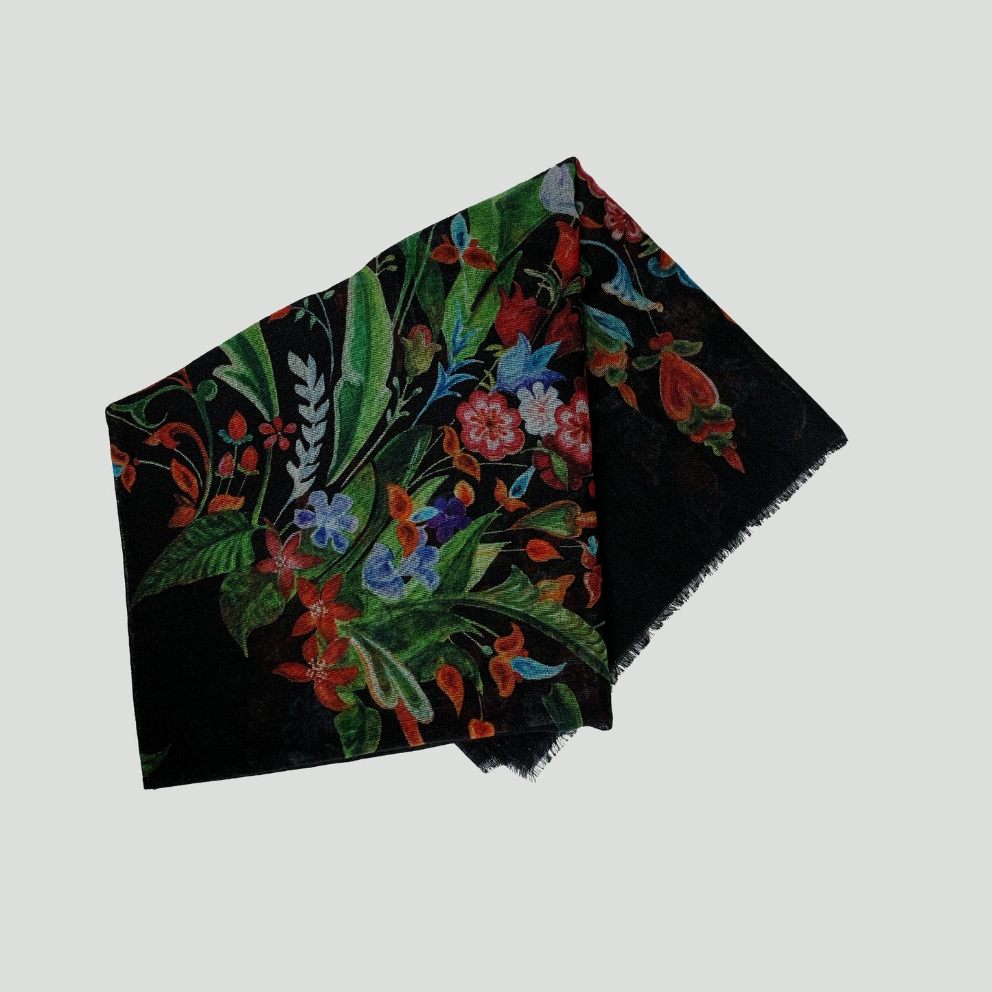 Lori Wool Floral Scarf